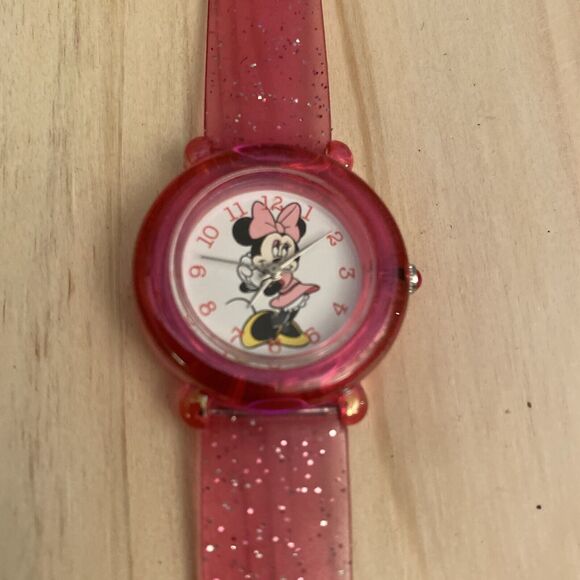 Disney Parks Accessories - Disney Parks Minnie Mouse Pink Watch New Battery